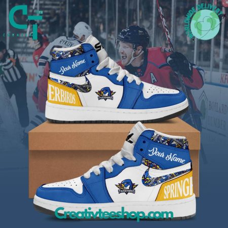 Springfield Thunderbirds  AJ1 High Sneakers Shoes For Men And Women