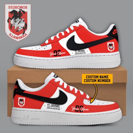 St. George Illawarra Dragons Air Low-Top Sneakers Shoes For Men And Women