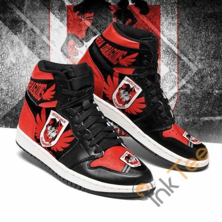 St. George Illawarra Dragons NRL AJ1 High Sneakers Shoes For Men And Women