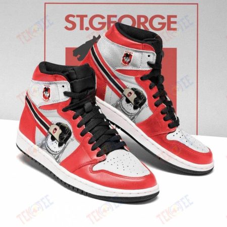 St. George Illawarra Dragons NRL AJ1 High Sneakers Shoes For Men And Women
