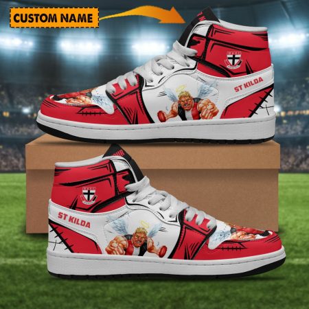 St Kilda AJ1 High Sneakers Shoes For Men And Women