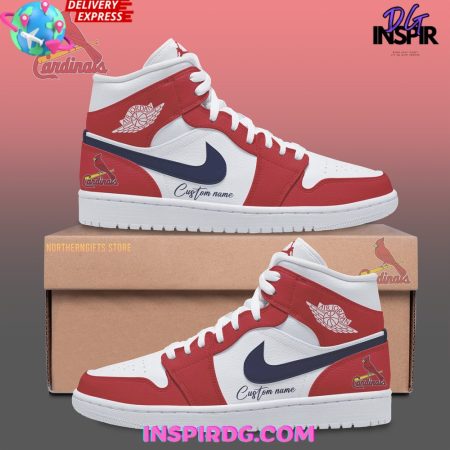 St. Louis Cardinals AJ1 High Sneakers Shoes For Men And Women