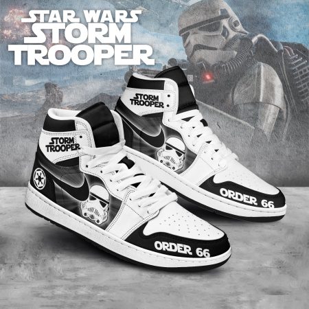 Star Wars AJ1 High Sneakers Shoes For Men And Women