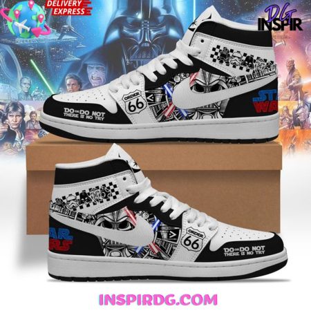 Star Wars AJ1 High Sneakers Shoes For Men And Women