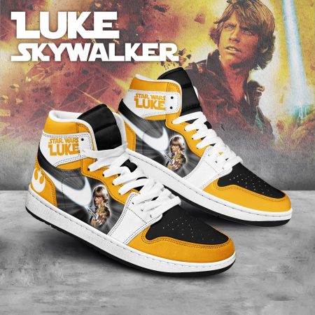 Star Wars AJ1 High Sneakers Shoes For Men And Women