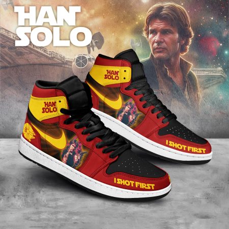 Star Wars AJ1 High Sneakers Shoes For Men And Women