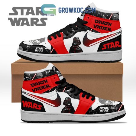 Star Wars AJ1 High Sneakers Shoes For Men And Women