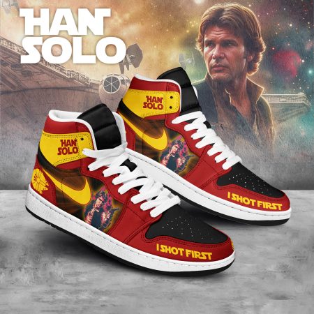 Star Wars AJ1 High Sneakers Shoes For Men And Women
