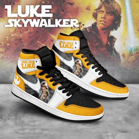 Star Wars AJ1 High Sneakers Shoes For Men And Women