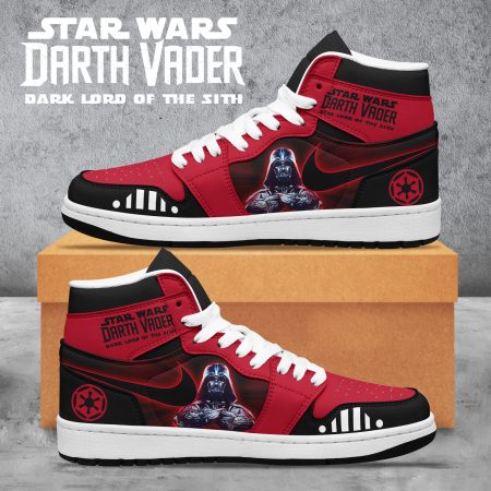 Star Wars AJ1 High Sneakers Shoes For Men And Women