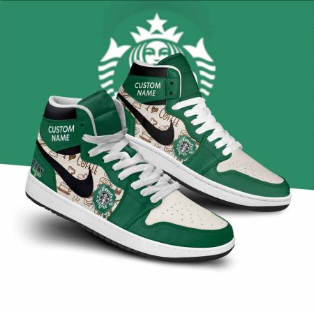 Starbuck AJ1 High Sneakers Shoes For Men And Women