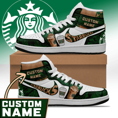Starbuck AJ1 High Sneakers Shoes For Men And Women