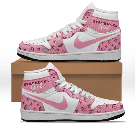 Starbucks AJ1 High Sneakers Shoes For Men And Women