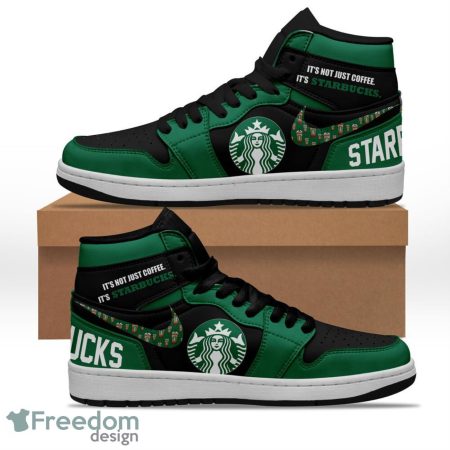 Starbucks AJ1 High Sneakers Shoes For Men And Women