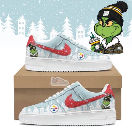 Steelers Football Grinchmas Air Low-Top Sneakers Shoes For Men And Women