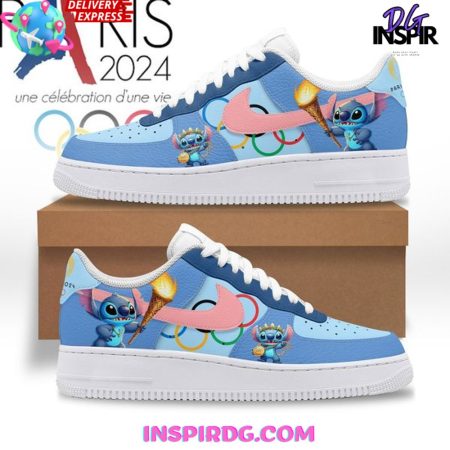 Stich x Olympic Paris Air Low-Top Sneakers Shoes For Men And Women