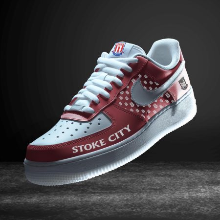 Stoke City EPL Air Low-Top Sneakers Shoes For Men And Women