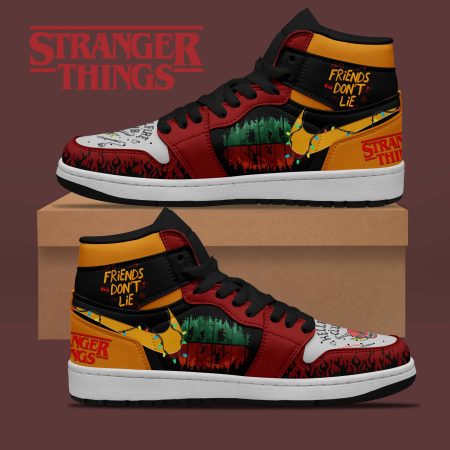 Stranger Things AJ1 High Sneakers Shoes For Men And Women