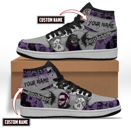 Suicideboys AJ1 High Sneakers Shoes For Men And Women