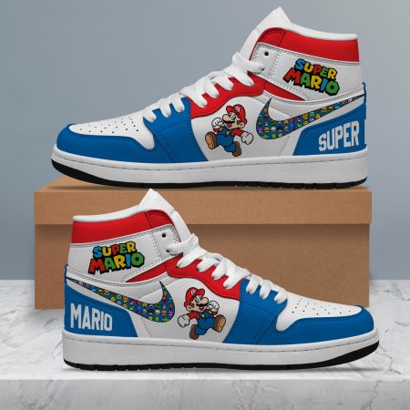 Super Mario AJ1 High Sneakers Shoes For Men And Women