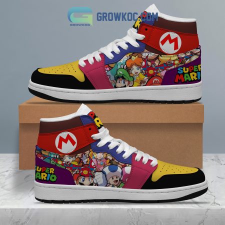 Super Mario AJ1 High Sneakers Shoes For Men And Women