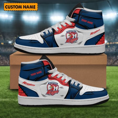 Sydney Roosters AJ1 High Sneakers Shoes For Men And Women