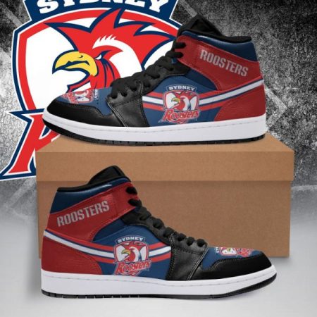 Sydney Roosters NRL AJ1 High Sneakers Shoes For Men And Women