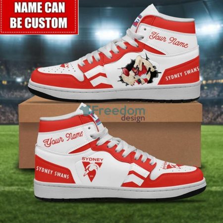 Sydney Swans AJ1 High Sneakers Shoes For Men And Women