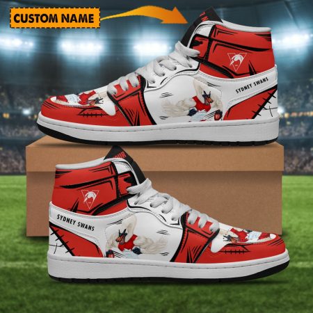 Sydney Swans AJ1 High Sneakers Shoes For Men And Women