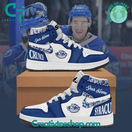 Syracuse Crunch  AJ1 High Sneakers Shoes For Men And Women