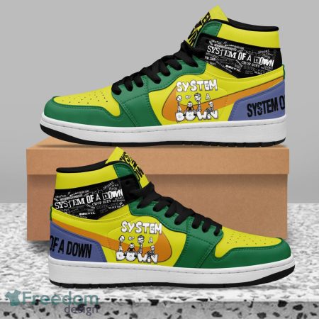 System Of A Down AJ1 High Sneakers Shoes For Men And Women