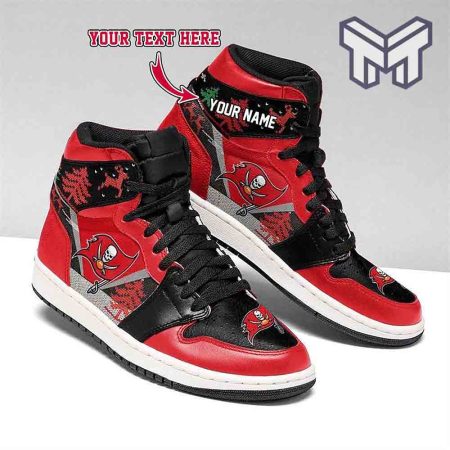 Tampa Bay Buccaneers AJ1 High Sneakers Shoes For Men And Women