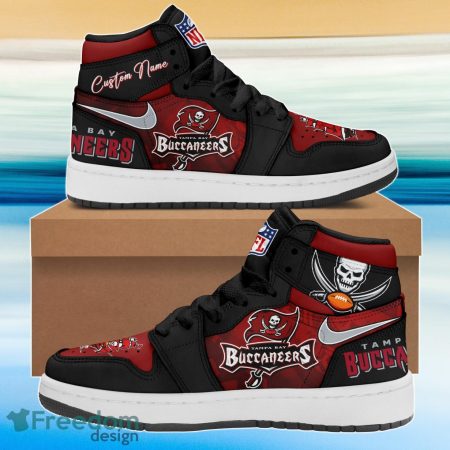 Tampa Bay Buccaneers AJ1 High Sneakers Shoes For Men And Women