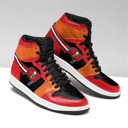 Tampa Bay Buccaneers NFL AJ1 High Sneakers Shoes For Men And Women