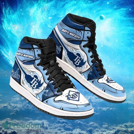 Tampa Bay Rays AJ1 High Sneakers Shoes For Men And Women