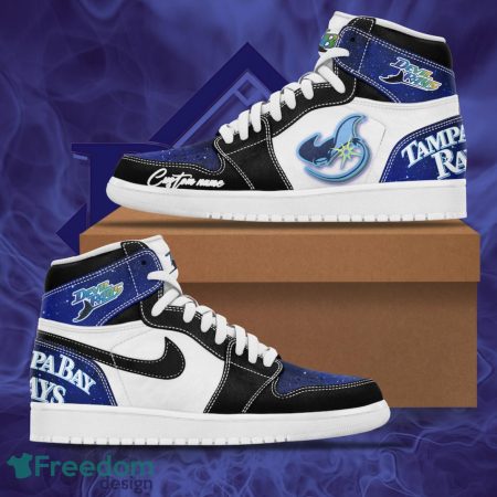 Tampa Bay Rays AJ1 High Sneakers Shoes For Men And Women