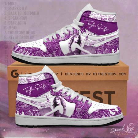 Taylor Swift AJ1 High Sneakers Shoes For Men And Women