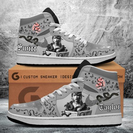 Taylor Swift AJ1 High Sneakers Shoes For Men And Women
