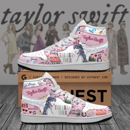 Taylor Swift AJ1 High Sneakers Shoes For Men And Women