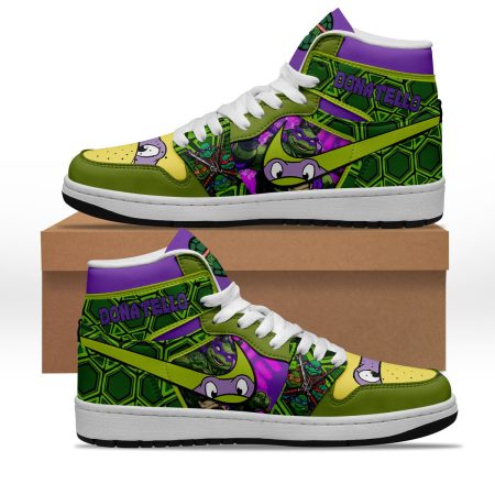 Teenage Mutant Ninja Turtles AJ1 High Sneakers Shoes For Men And Women