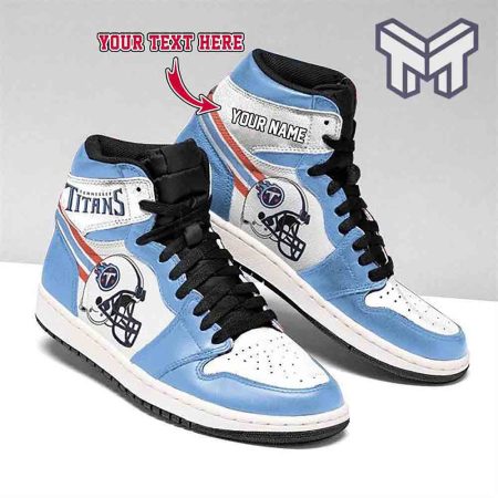 Tennessee Titans AJ1 High Sneakers Shoes For Men And Women