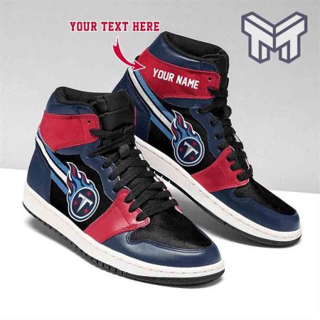 Tennessee Titans AJ1 High Sneakers Shoes For Men And Women
