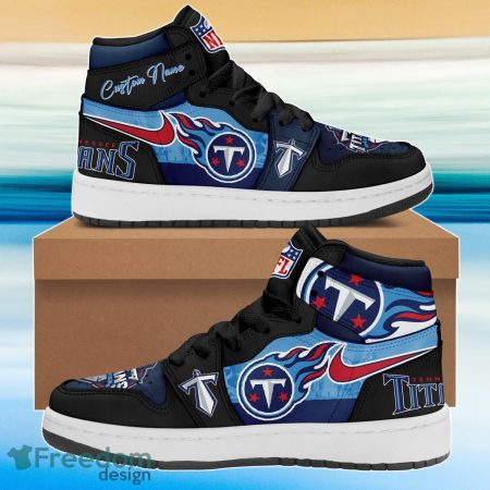 Tennessee Titans AJ1 High Sneakers Shoes For Men And Women