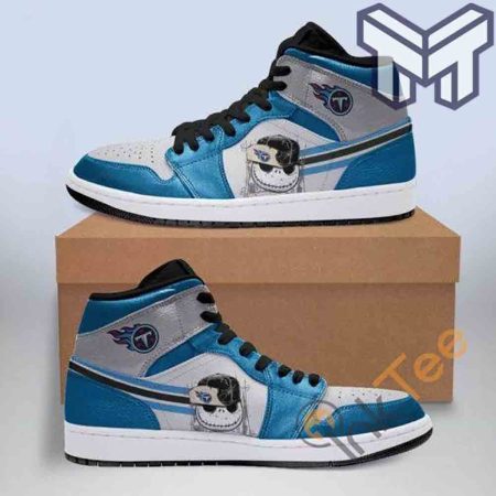 Tennessee Titans AJ1 High Sneakers Shoes For Men And Women