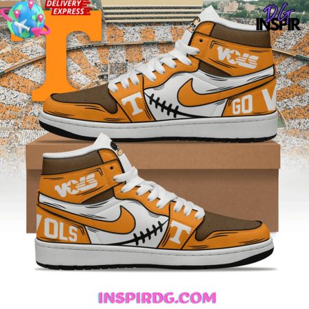 Tennessee Volunteers AJ1 High Sneakers Shoes For Men And Women
