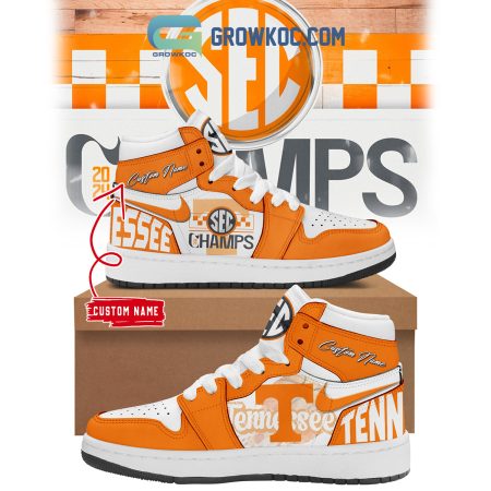 Tennessee Volunteers AJ1 High Sneakers Shoes For Men And Women