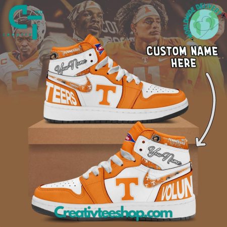 Tennessee Volunteers AJ1 High Sneakers Shoes For Men And Women