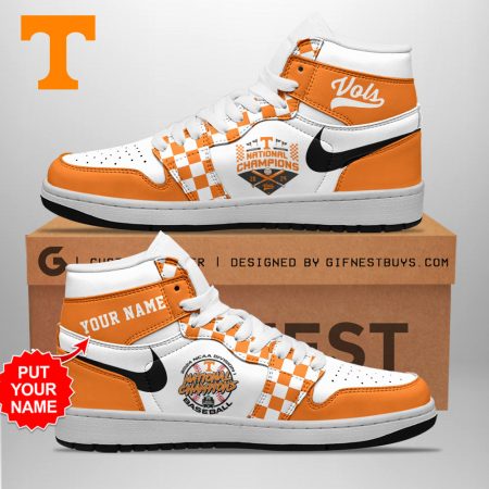 Tennessee Volunteers AJ1 High Sneakers Shoes For Men And Women