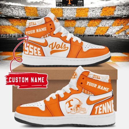 Tennessee Volunteers AJ1 High Sneakers Shoes For Men And Women