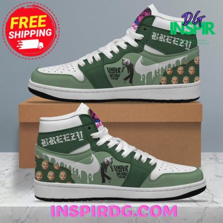 The Brezzy Under The Influence Tour AJ1 High Sneakers Shoes For Men And Women
